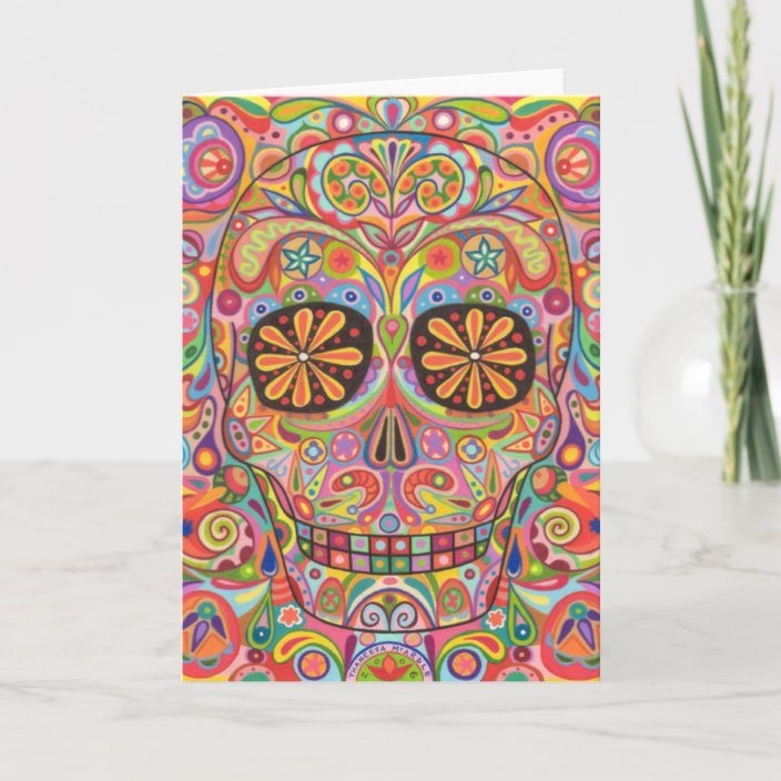 Day of the Dead Cards Zazzle.co.uk