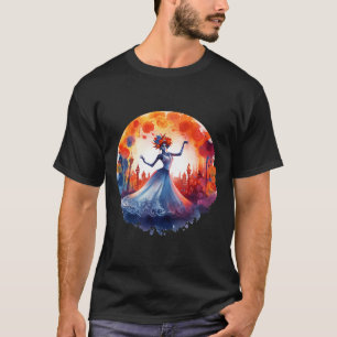 Day Of The Dead Catrina Lady Sugar Skull Dia De Lo T-Shirt