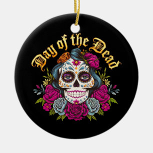 Day of the Dead: Celebrate Dia de Los Muertos Ceramic Tree Decoration