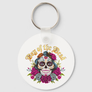 Day of the Dead: Celebrate Dia de Los Muertos Key Ring