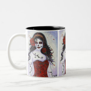Day of the dead coffee mug By Renee L. Lavoie