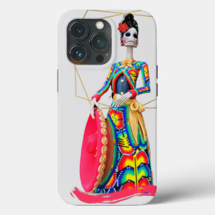 Day of the Dead Colourful Mariachi Catrina iPhone 13 Pro Case