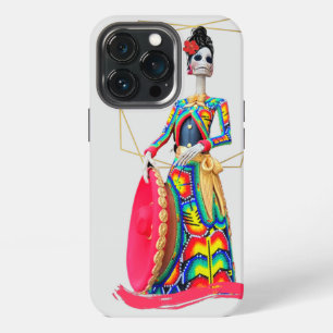 Day of the Dead Colourful Mariachi Catrina iPhone 13 Pro Case