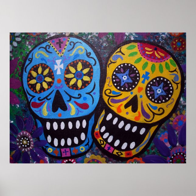 day of the dead couple poster (Front)