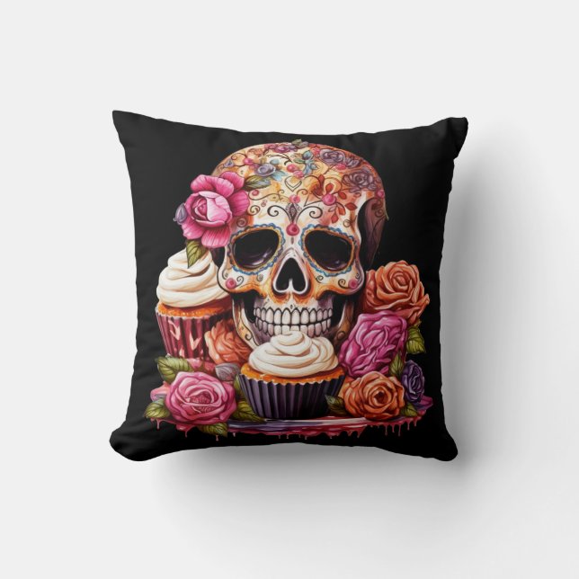 Day of the Dead  Cushion (Front)