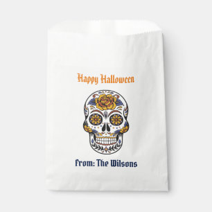 Day of the Dead Custom Sugar Skull Halloween Favour Bags