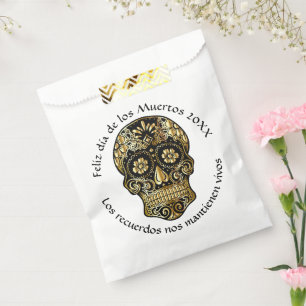 Day of The Dead - Customise Add Name & Message Favour Bags