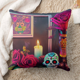 Day of the Dead Decor Cushion