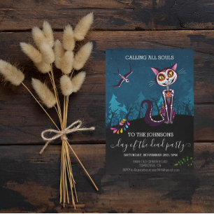 Day of the Dead Dia De la Muertos Invitation