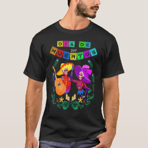 Day of the Dead Dia de los Muertos Mexican Skull M T-Shirt