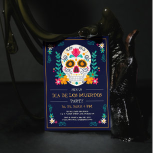 Day Of The Dead, Dia De Los Muertos Party Invite