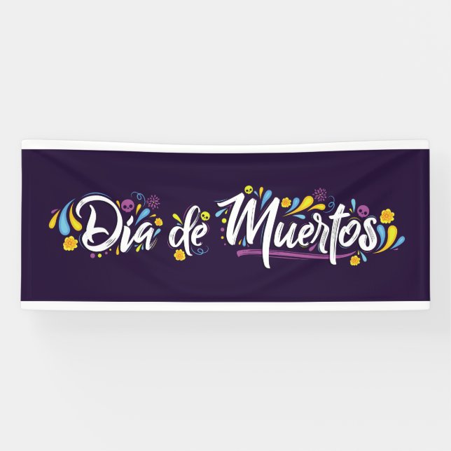 Day of the Dead - Dia De Muertos Banner (Horizontal)