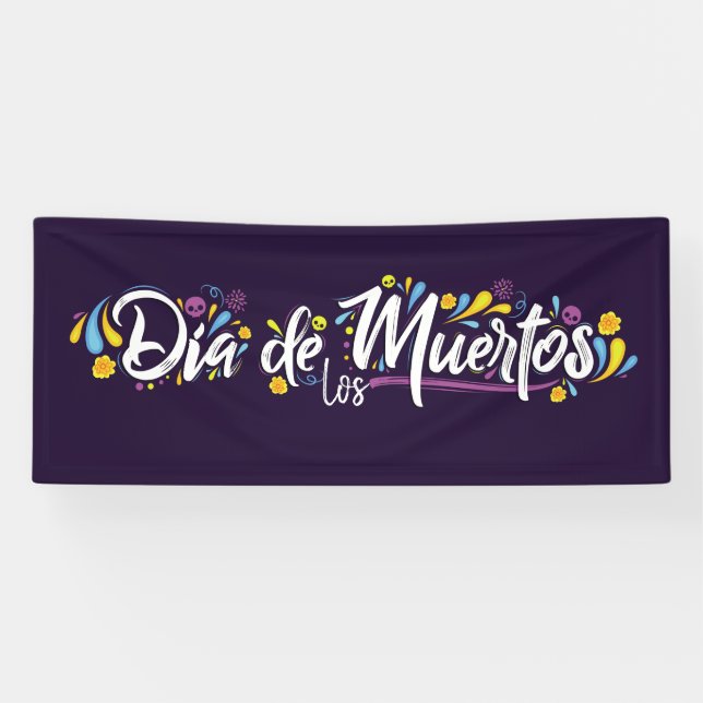 Day of the Dead - Dia De Muertos Banner (Horizontal)