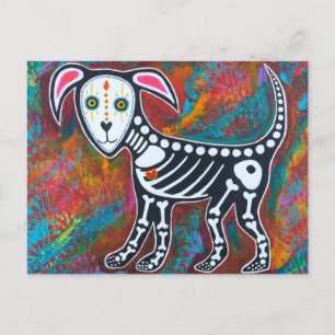 Day of the Dead Dog II Postcard