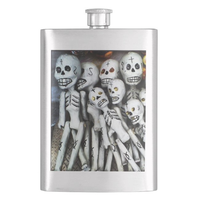 Day of the Dead Flask (Front)