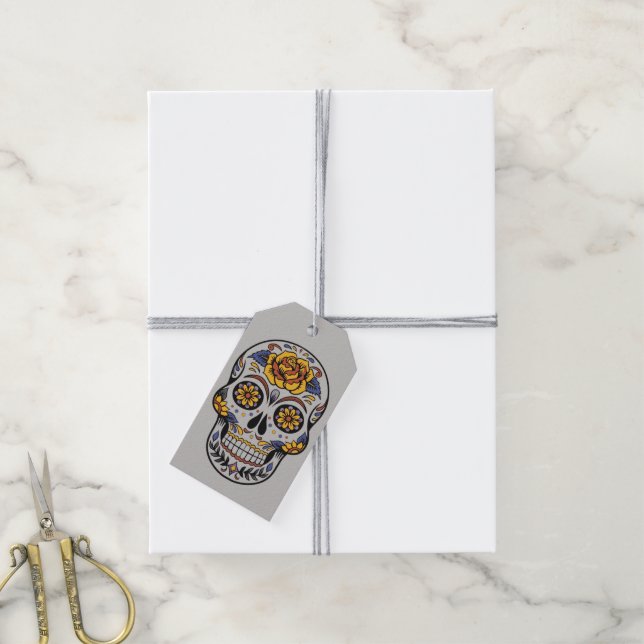 Day of the dead gift tags (With Twine)