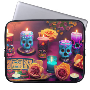 Day of the Dead Graphic Tote Laptop Sleeve