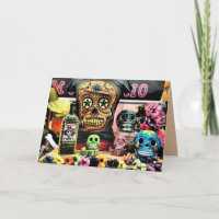 Day of the dead greeting card