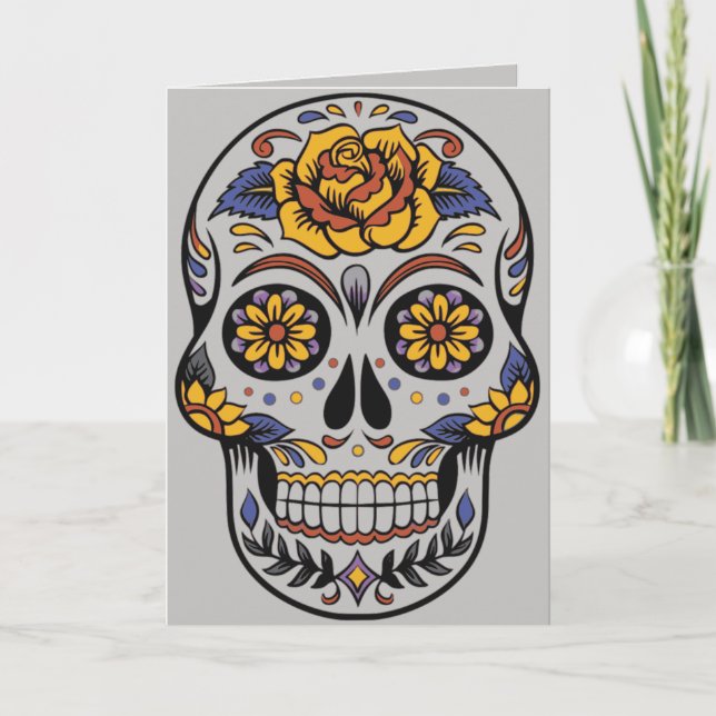 Day of the dead greeting card (Front)