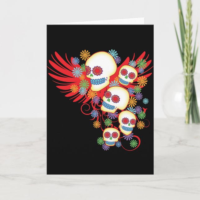 Day Of The Dead Greeting Card (Front)