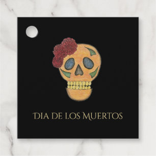 Day of the Dead Halloween Gothic Sugar Skull   Favour Tags