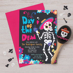 Day of the Dead Halloween Party Invitation