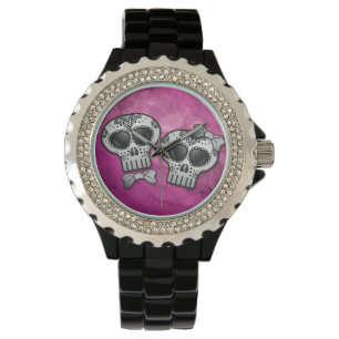 Day of the Dead Halloween Skull Dia de los Muertos Watch