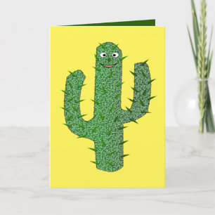 Day of the Dead Happy Cactus Custom Card