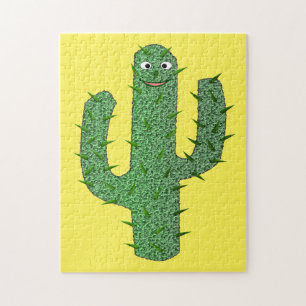 Day of the Dead Happy Cactus Jigsaw Puzzle