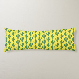 Day of the Dead Happy Cactus Patterned Body Cushion