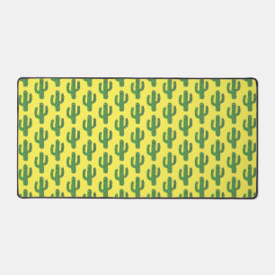 Day of the Dead Happy Cactus Patterned Desk Mat