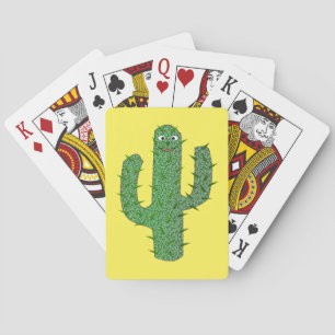 Day of the Dead Happy Cactus Playing Cards