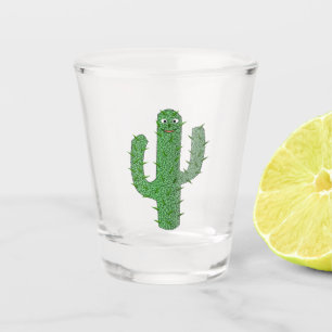 Day of the Dead Happy Cactus Shot Glass