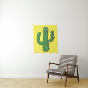 Day of the Dead Happy Cactus Tapestry