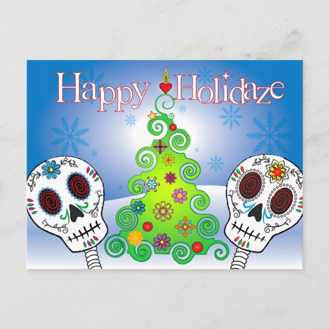 Day of the Dead Holidaze Postcard (Front)