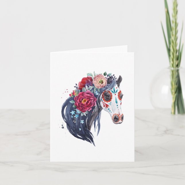 Day of the Dead Horse Card (Front)
