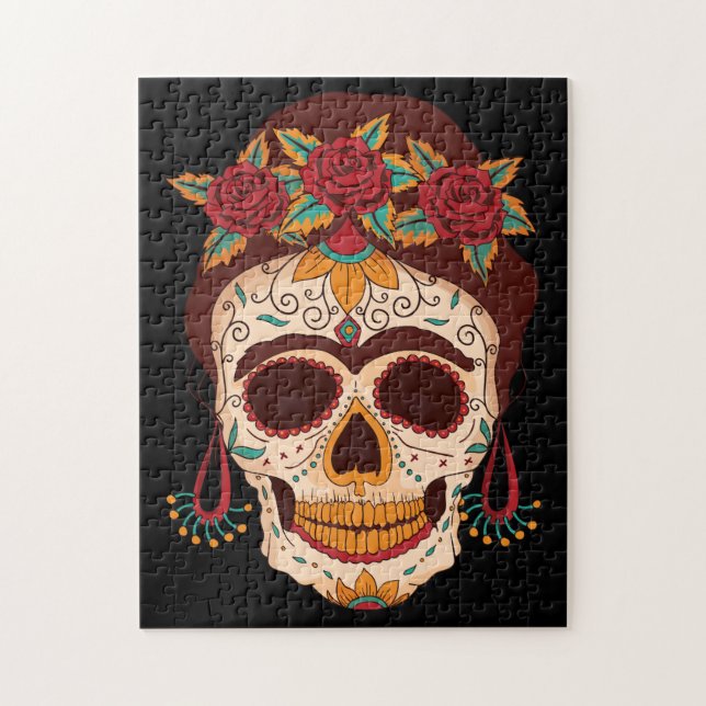 Day Of The Dead Jigsaw Puzzle (Vertical)