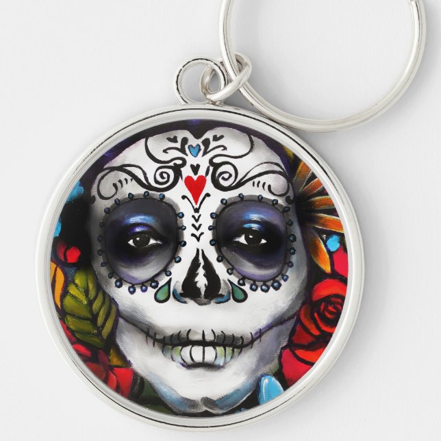 Day of the Dead Key Ring (Front)