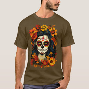 Day of The Dead La Catrina Muertos Women 8 T-Shirt