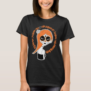 Day of the Dead La Catrina Sugar Skull Dia de los  T-Shirt