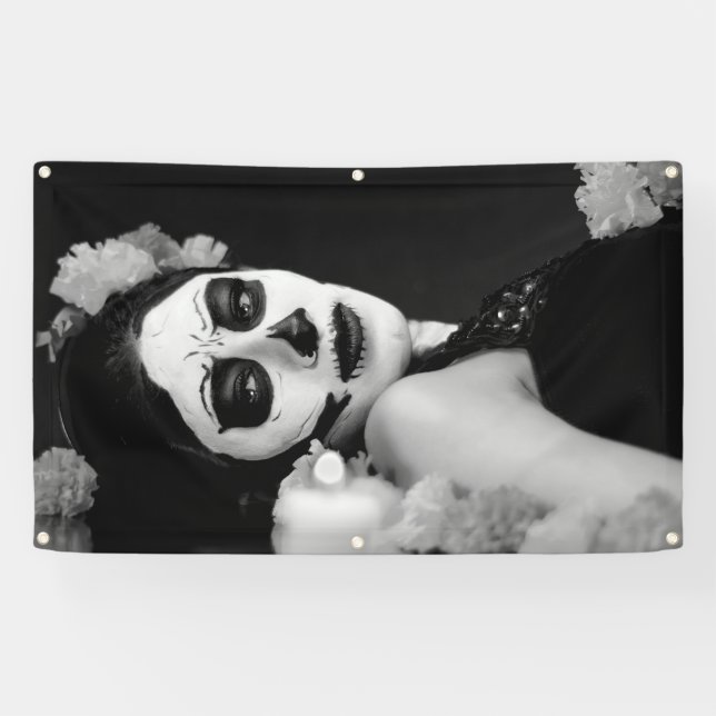 DAY OF THE DEAD LADY Banner (Horizontal)