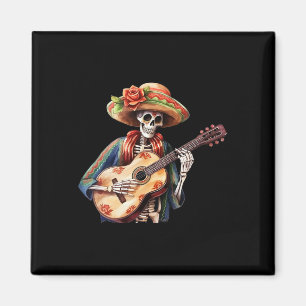 Day Of The Dead Lady Sugar Skull Dia De Los Muerto Magnet