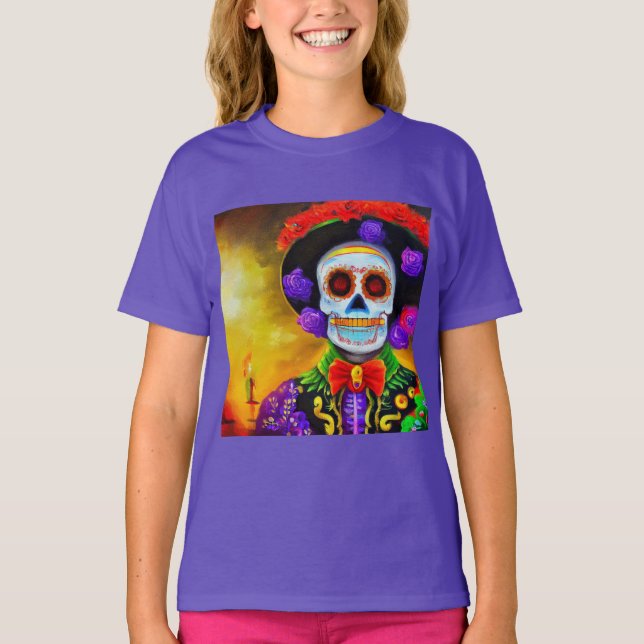 Day of the Dead Man 1 T-Shirt (Front)