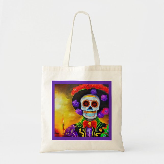 Day of the Dead Man 1 Tote Bag (Front)