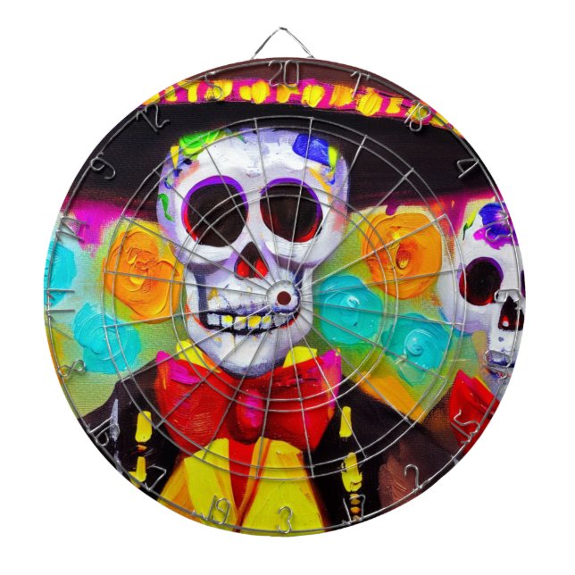 Day of the Dead Man (2) Dartboard (Front)