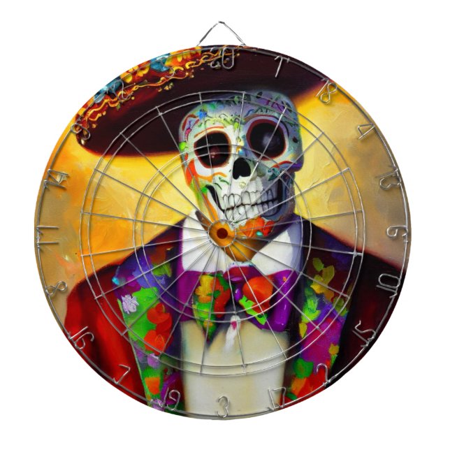 Day of the Dead Man (3) Dartboard (Front)