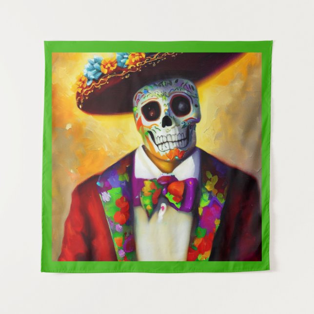 Day of the Dead Man 3 Tapestry (Front)
