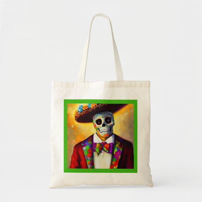 Day of the Dead Man 3 Tote Bag (Front)