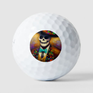 Day of the Dead Man (4) Golf Balls