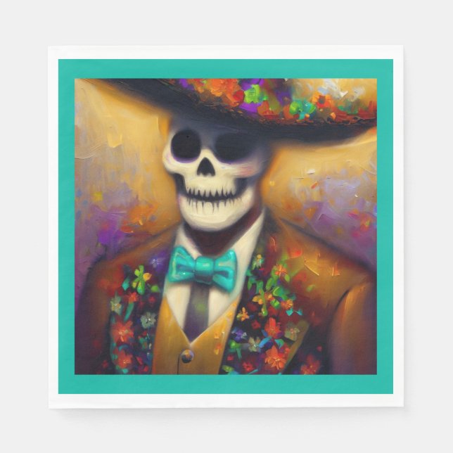 Day of the Dead Man 4 Napkin (Front)